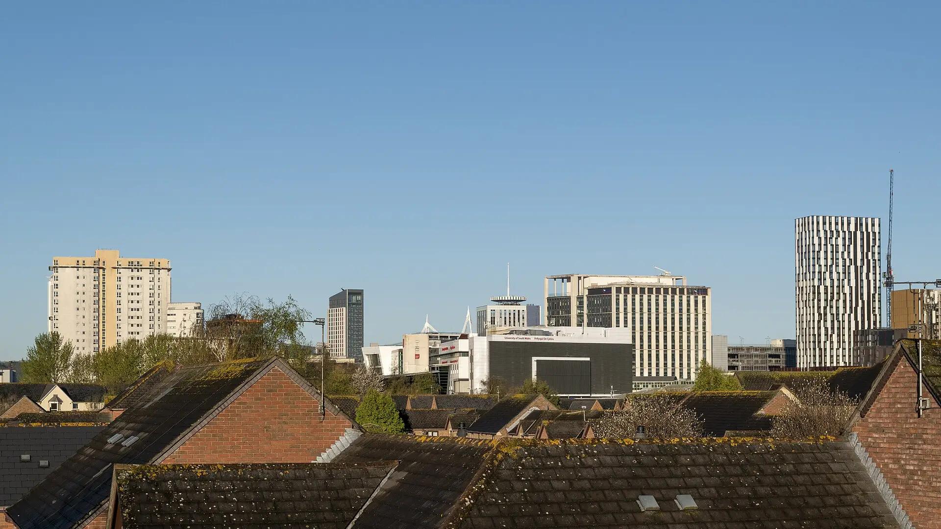 Cardiff skyline